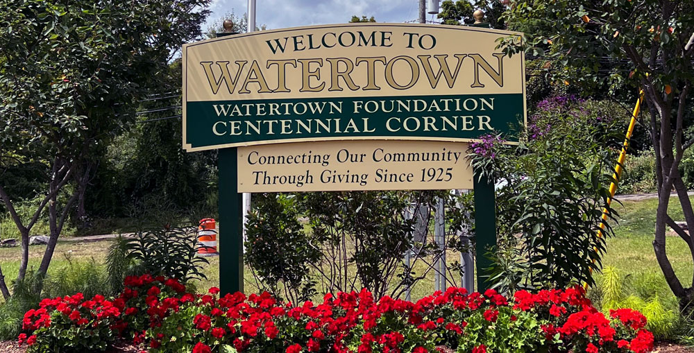 Watertown Foundation Hero Image of Sign