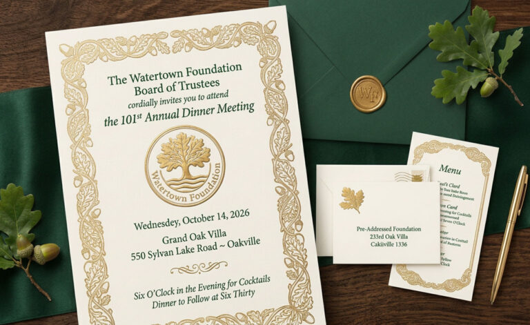Join Us For Our Annual Dinner Meeting